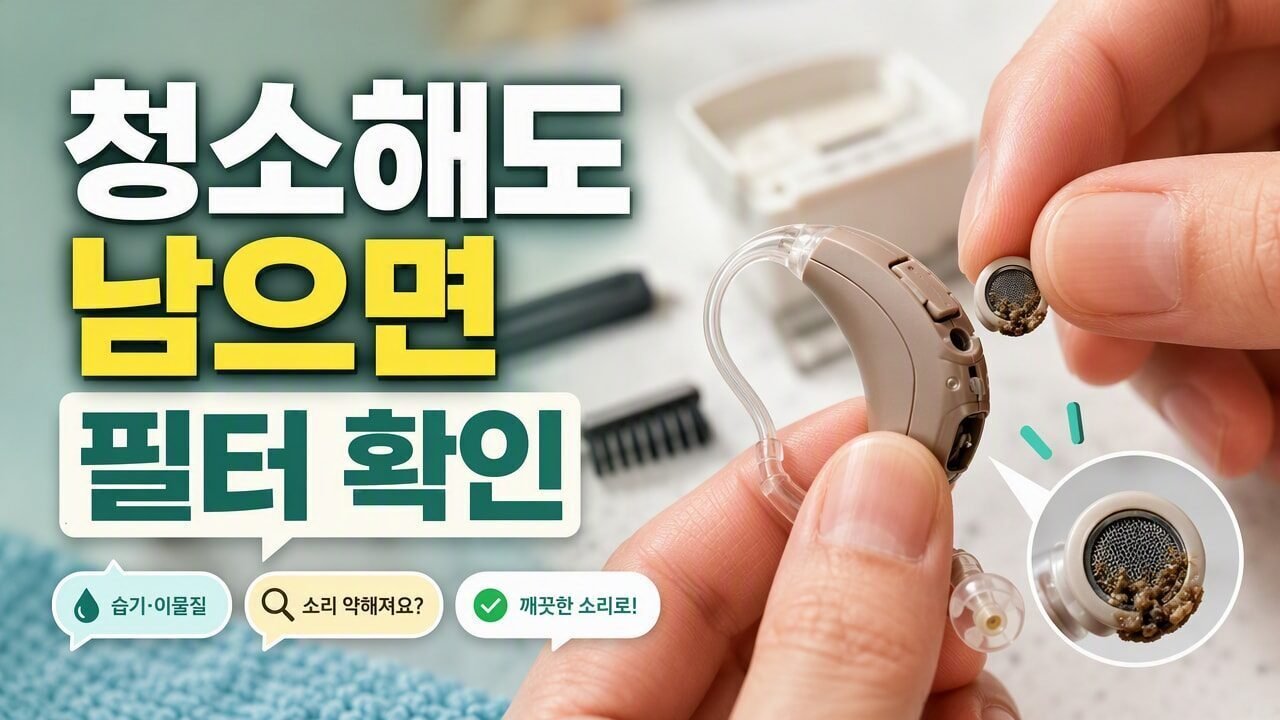 보청기에서 지지직 소리가 날 때 ‘청소만으로 해결 안 되는’ 경우, 귀 안 습기 vs 필터 문제 구분법