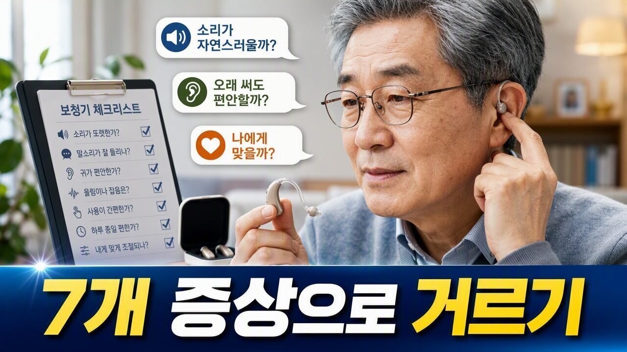 중고 보청기 살 때 피해야 하는 증상, 구매 전 테스트로 걸러낼 포인트 7개