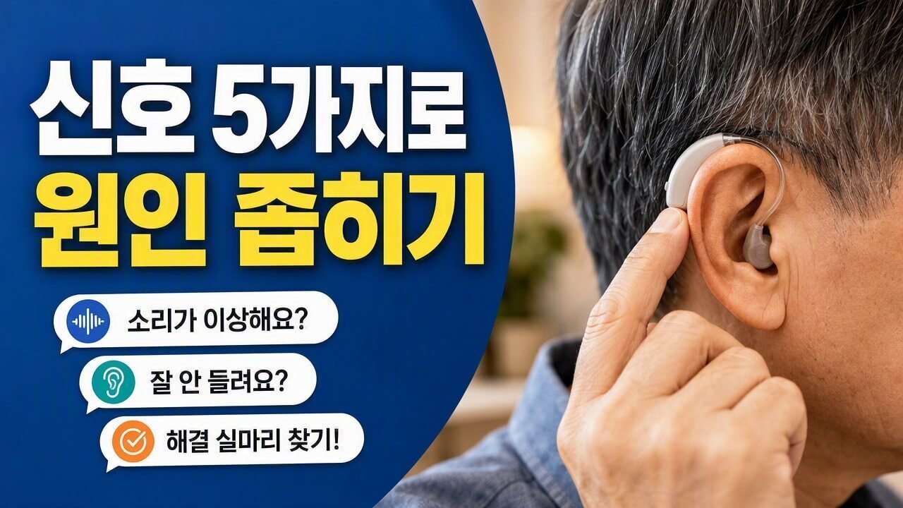 보청기 착용해도 자꾸 벙벙해지는 이유, 첫 2주 적응이 끝났는데도 달라지지 않는 신호 5가지