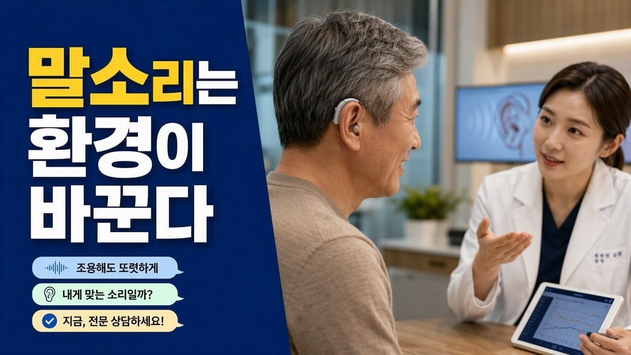 보청기 피팅 후 말소리가 또렷해지지 않는 사람들, 첫 2주 적응에서 놓치기 쉬운 환경 4가지